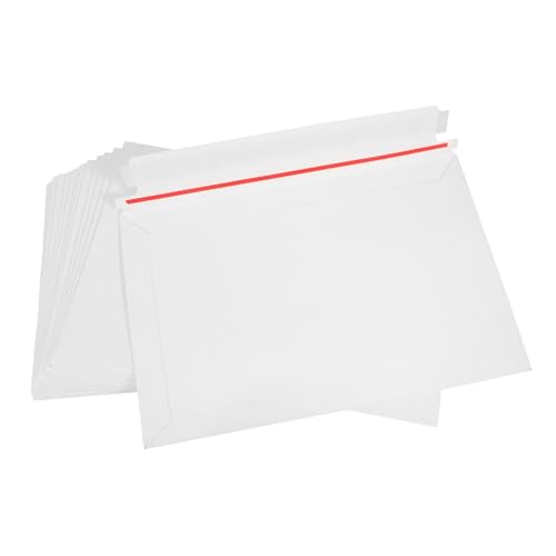 ZUNOXAZ 15 Stück Express-Mailing-Brief Briefkasten weiß Fotoumschlag aus weißem Karton Versandtaschen für Kleidung Briefumschläge aus Papier Zeitschriftenversender 250 g weißer Karton ZUNOXAZ 15 Stück Express-Mailing-Brief Briefkasten weiß Fotoumschlag aus weißem Karton Versandtaschen für Kleidung Briefumschläge aus Papier Zeitschriftenversender 250 g weißer Karton von ZUNOXAZ