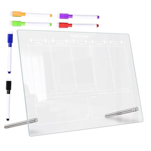 ZUNOXAZ 1Satz Acryl Memotafel Transparente Schreibtafel mit Stift Leicht Löschbar für Schule und Zuhause Praktische Notiztafel für Effiziente Organisation ZUNOXAZ 1Satz Acryl Memotafel Transparente Schreibtafel mit Stift Leicht Löschbar für Schule und Zuhause Praktische Notiztafel für Effiziente Organisation von ZUNOXAZ