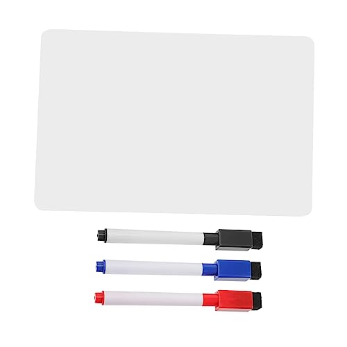 ZUNOXAZ 1Satz Magnetisches Whiteboard Wiederverwendbare Notiztafel mit Glatter Oberfläche für Kühlschrank Büro und Schule Magnetmarkern für Kreative Notizen von ZUNOXAZ