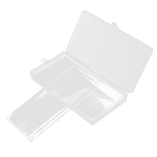 ZUNOXAZ 1Satz Transparente Geldschein Halterung mit Aufbewahrungsbox für Schutztaschen für Banknoten und Gedenkmünzen Vielseitig Einsetzbar Aufbewahrungslösung von ZUNOXAZ