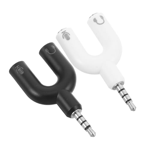 ZUNOXAZ 2 Stück Audiokonverter Mikrofon -Headset -Splitter Kopfhörersplitter Mikrofon- und Kopfhörer-Splitter Mikrofon- und Audio -Splitter Kabelsplitter Mikrofon-Splitter Plastik ZUNOXAZ 2 Stück Audiokonverter Mikrofon -Headset -Splitter Kopfhörersplitter Mikrofon- und Kopfhörer-Splitter Mikrofon- und Audio -Splitter Kabelsplitter Mikrofon-Splitter Plastik von ZUNOXAZ