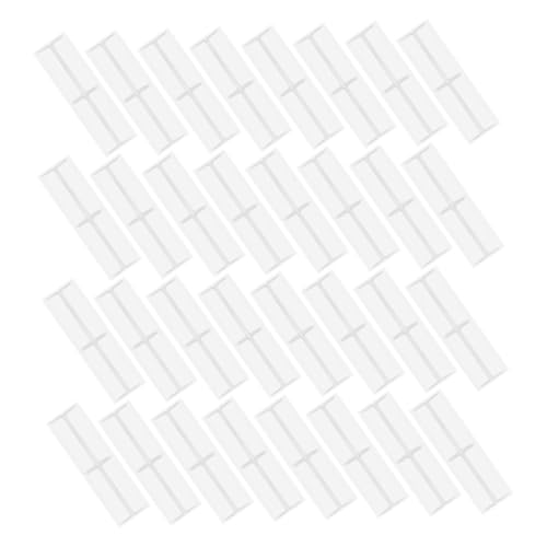 ZUNOXAZ 32 Stück Transparente Selbstklebende Etikettentaschen Etikettenhalter Für Regale Selbstklebende Karteikartentaschen Karteikartenhüllen Durchsichtige Etikettentasche Für von ZUNOXAZ