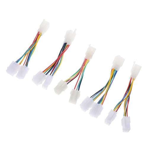 ZUNOXAZ 5 Stück Steuergerät für Elektrofahrzeuge Motorstecker Stecker für Elektrofahrrad Teile für Elektrofahrräder -Umrüstkabel Adapterset für Elektrofahrräder Motorkabel PVC ZUNOXAZ 5 Stück Steuergerät für Elektrofahrzeuge Motorstecker Stecker für Elektrofahrrad Teile für Elektrofahrräder -Umrüstkabel Adapterset für Elektrofahrräder Motorkabel PVC von ZUNOXAZ