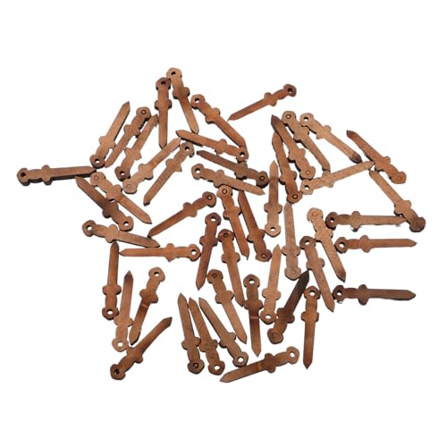 ZUNOXAZ 50 Stück Pfirsichholz Schnitzanhänger Kleiner Anhänger Holzschwert Schlüsselanhänger Party Ornament Holzschwert Anhänger Kleines Holzschnitzerei Anhänger Neuartige ZUNOXAZ 50 Stück Pfirsichholz Schnitzanhänger Kleiner Anhänger Holzschwert Schlüsselanhänger Party Ornament Holzschwert Anhänger Kleines Holzschnitzerei Anhänger Neuartige von ZUNOXAZ