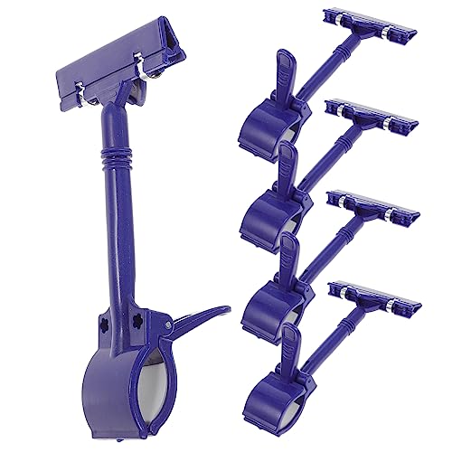 ZUNOXAZ 5Stücke Zeichenhalter Clips für Preisschilder Werbeanzeigen und Notizen für Regale Tische und Verkaufsflächen und Langlebig von ZUNOXAZ