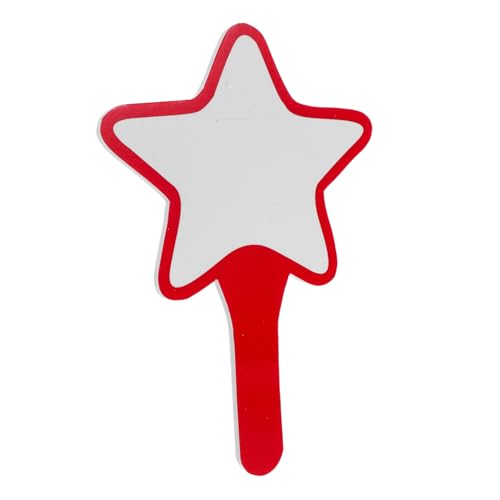 ZUNOXAZ Leere Anzeigetafel Leeres DIY Paddel Wiederbeschreibbare Anzeigetafel Antwort Requisiten Für Schüler Mini Whiteboards Löschbare Paddel Wiederverwendbare Abstimmungspaddel von ZUNOXAZ