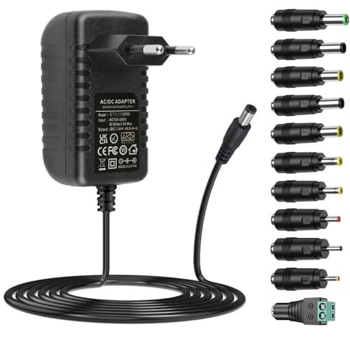 DC24V 2A Netzteil Ladegerät mit 11 DC Stecker Spitzen AC auf DC 24V 2Amp 1.5A 1A Netzteil Konverter Transformator für LED Streifen Licht, Kameras PC Display Monitor Lautsprecher 24V Geräte DC24V 2A Netzteil Ladegerät mit 11 DC Stecker Spitzen AC auf DC 24V 2Amp 1.5A 1A Netzteil Konverter Transformator für LED Streifen Licht, Kameras PC Display Monitor Lautsprecher 24V Geräte von ZUOKENZU
