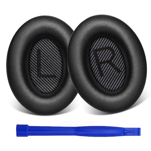 Kopfhörer Ohrpolster for Bose QC35,Ersatz Ohrkissen, Kompatibel mit Bose QuietComfort 15 QC15 QC25 QC2 /Ae2 Ae2i Ae2w SoundTrue SoundLink Over-Ear Headphones(Schwarz) von ZUOQIANG