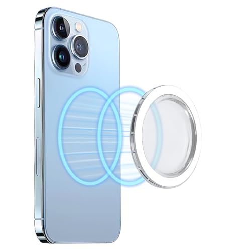 Magnetische Basis Kompatibel mit Popsocket Phone Grips und iPhone MagSafe Serie, Abnehmbare Kindle Telefon-Halter Basis, Magnetischer Popsocket, Phone Accessories Matt Klar von ZUOQIANG