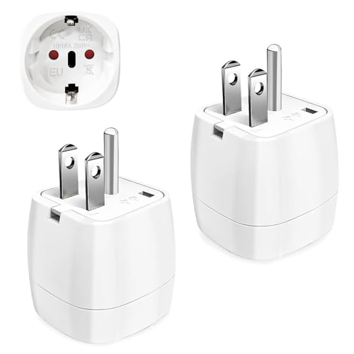ZUOQIANG Reiseadapter USA, 2 Stück USA Adapter Steckdose Typ B, Adapter USA Deutschland Stecker, Reisestecker USA Stecker Adapter, Steckdosenadapter USA für EU zu Amerika Kanada Mexiko Thailand ZUOQIANG Reiseadapter USA, 2 Stück USA Adapter Steckdose Typ B, Adapter USA Deutschland Stecker, Reisestecker USA Stecker Adapter, Steckdosenadapter USA für EU zu Amerika Kanada Mexiko Thailand von ZUOQIANG