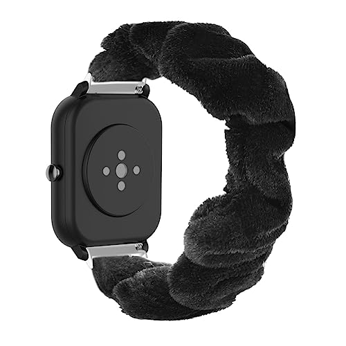 Scrunchie Elastisches Armband für Amazfit GTS 4/GTS 4 mini/GTS 3, Scrunchie Armband Elastic Watch Band Damen Mädchen bedrucktes Stoffarmband Kompatibel mit Amazfit GTS 2/GTS 2e/GTS 2 mini/GTS (G) von ZUREGO