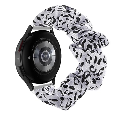 Scrunchie Elastisches Armband für Samsung Galaxy Watch 5 40mm/44mm, Scrunchie Armband Elastic Watch Band Damen Mädchen bedrucktes Stoffarmband Kompatibel mit Samsung Galaxy Watch 5 Pro 45mm (C) von ZUREGO