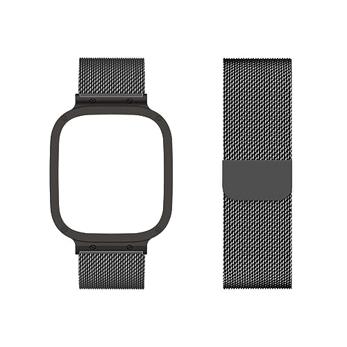 ZUREGO Gradient Armband Kompatibel mit Xiaomi Redmi Watch 3 Armband, Xiaomi Redmi Watch 3 Armband Gradient Metal Mesh Edelstahl Damen Herren Armband mit Gradient Magnet für Xiaomi Redmi Watch 3 (7) von ZUREGO