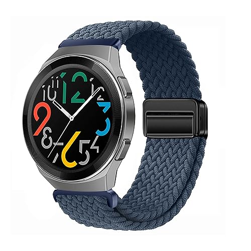ZUREGO Nylon Armband für Huawei Watch GT2e Magnetische Armband, 22MM Nylon Dehnbar Geflochtenes Band mit Magnetische Schließe Entworfen Kompatibel mit Huawei Watch GT2e (9) von ZUREGO