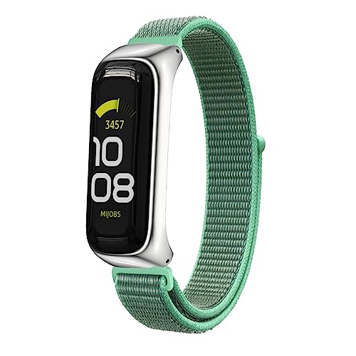 ZUREGO Nylon Solo Loop Armband für Samsung Galaxy Fit 2, Galaxy Fit 2 Nylon Armbänder Uhrenarmband Sport Ersatzband Kompatibel mit Samsung Fit 2 Armband (12) von ZUREGO
