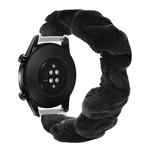 ZUREGO Scrunchie Elastisches Armband für Huawei Watch GT2 Pro/GT 2e Armband, Scrunchie Armband Elastic Watch Band Damen Mädchen bedrucktes Stoffarmband Kompatibel mit Huawei Watch GT2 Pro/GT 2e (M) von ZUREGO