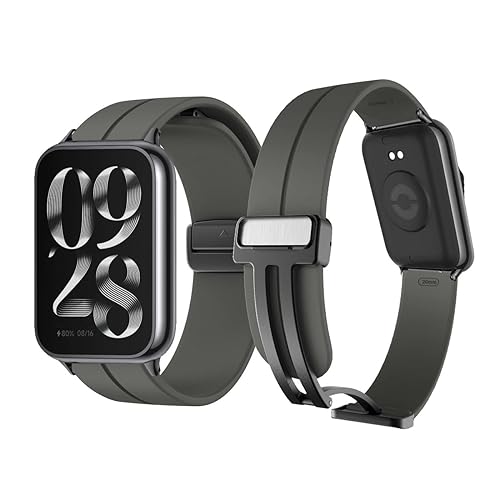 ZUREGO Sport Armband für Xiaomi Mi Band 8 Pro Armband, Xiaomi Mi Band 8 Pro Weiche Silikon Armbänder Ersatzband mit Magnet Kompatibel mit Xiaomi Mi Band 8 Pro (26) von ZUREGO