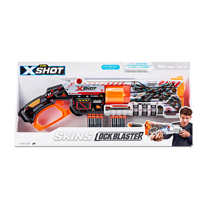 ZURU™ Blaster X-Shot Skins Lock schwarz, orange, weiß von ZURU™