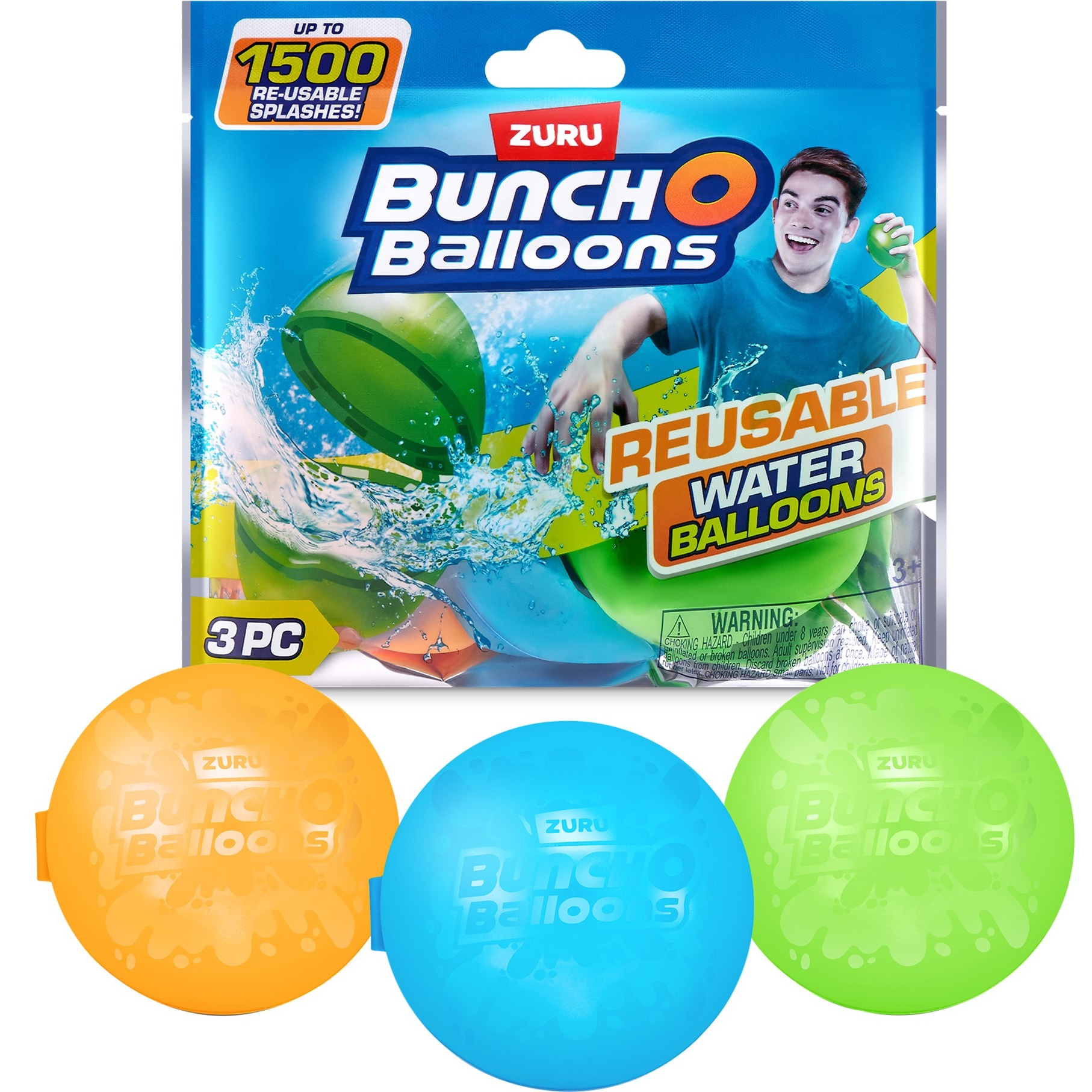 Bunch O Balloons wiederverwendbare Wasserballons 3er Pack, Wasserspielzeug Bunch O Balloons wiederverwendbare Wasserballons 3er Pack, Wasserspielzeug von ZURU