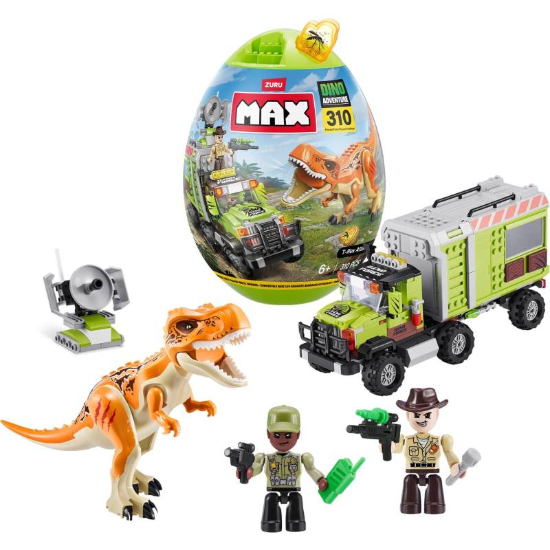 MAX - Dino Adventure T-Rex Attack, Konstruktionsspielzeug von ZURU