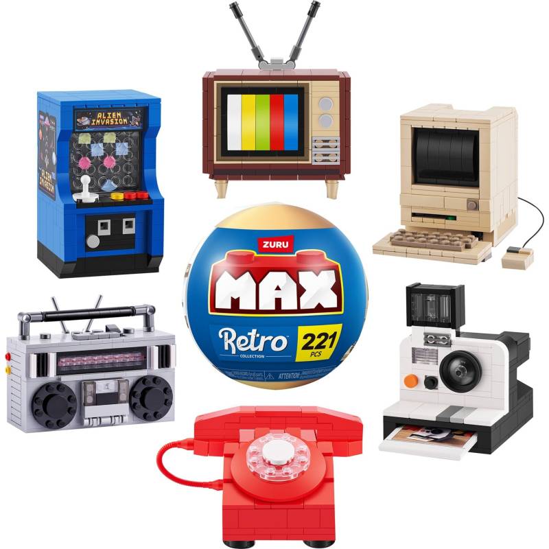 MAX Premium Retro Collection, Konstruktionsspielzeug von ZURU