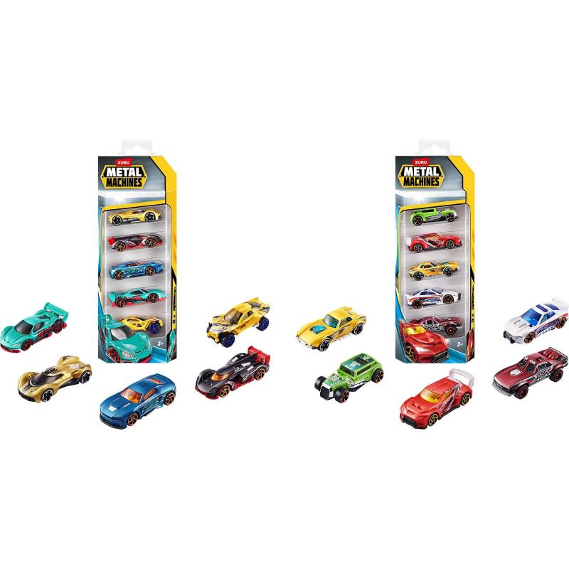 Metal Machines - Auto 5er Pack Serie 2, Spielfahrzeug von ZURU