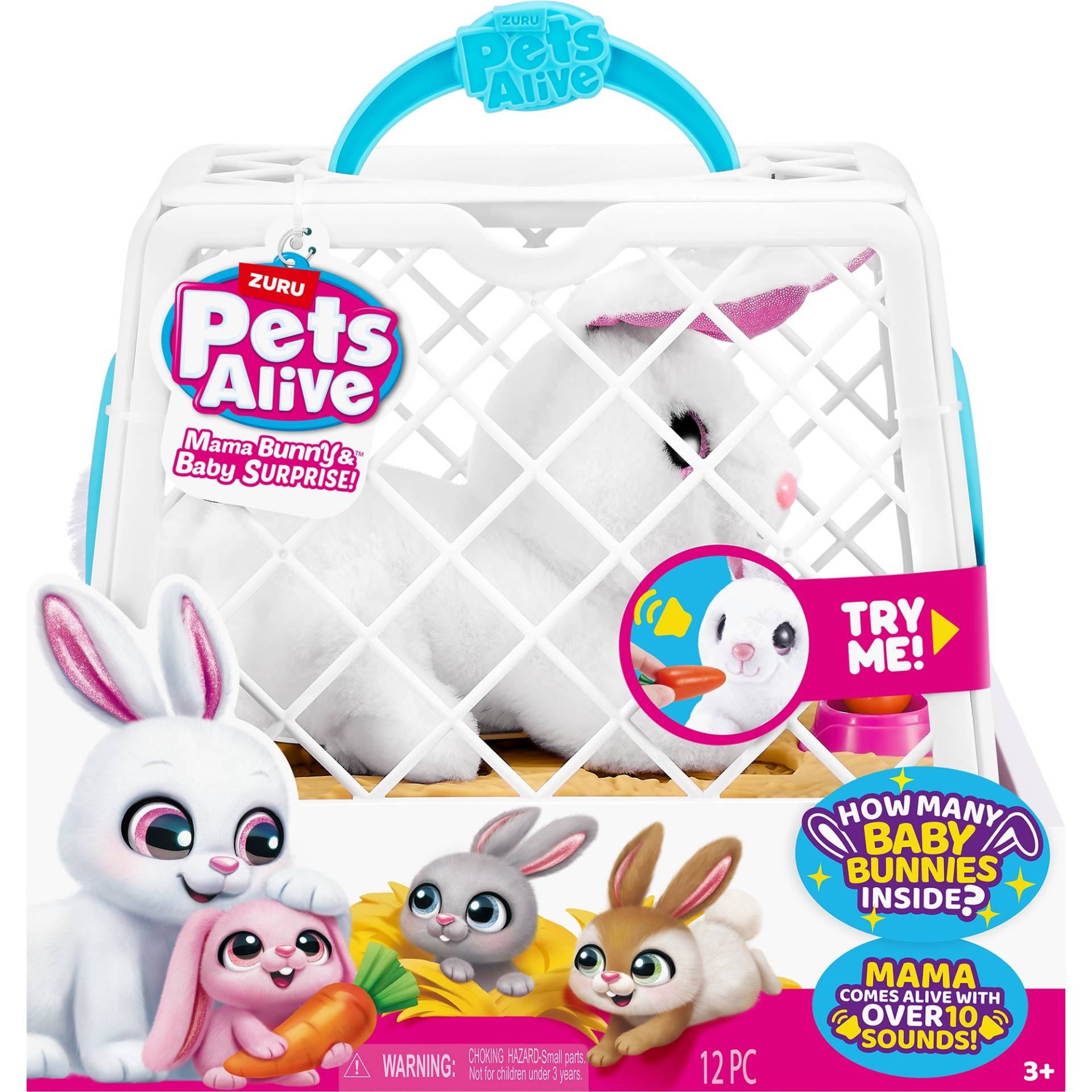 Pets Alive - Mama Bunny & Baby Surprise, Kuscheltier Pets Alive - Mama Bunny & Baby Surprise, Kuscheltier von ZURU