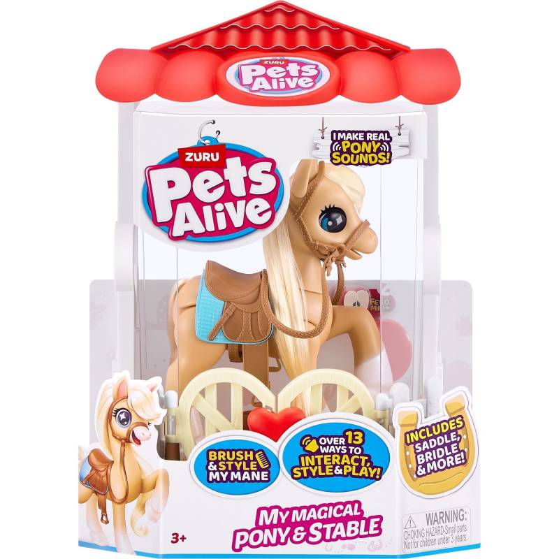 Pets Alive - Mein magisches Pony mit Stall, Spielfigur von ZURU