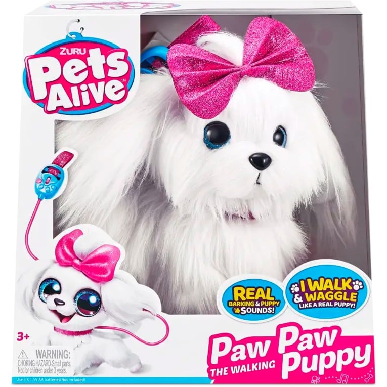 Pets Alive - Paw Paw der laufende Welpe, Kuscheltier von ZURU