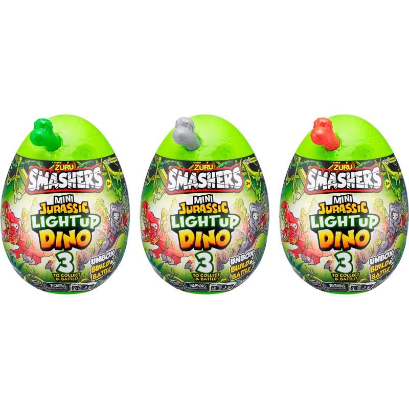 Smashers - Jurassic Light Up Dino Ei Mini Serie 1, Spielfigur von ZURU
