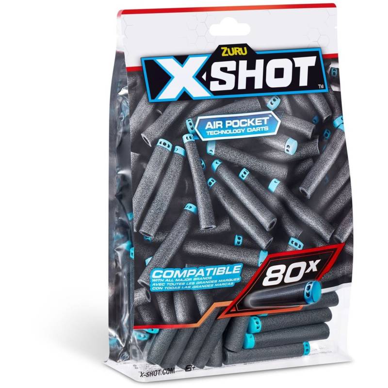 XSHOT Excel - Nachfüllpackung 80 Darts, Dartblaster von ZURU