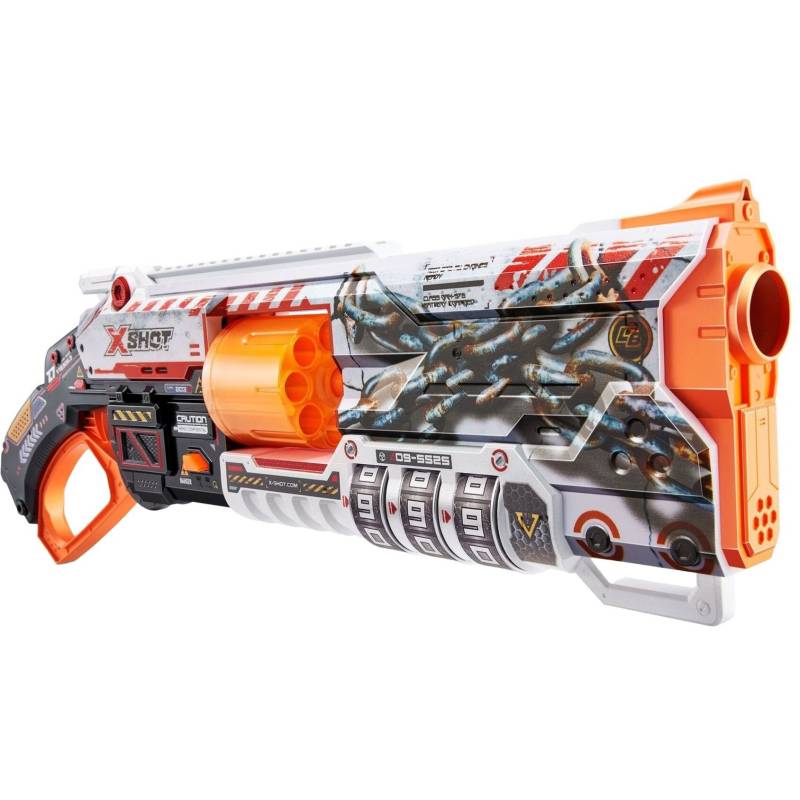 XSHOT Skins - Lock Blaster mit Darts, Dartblaster von ZURU