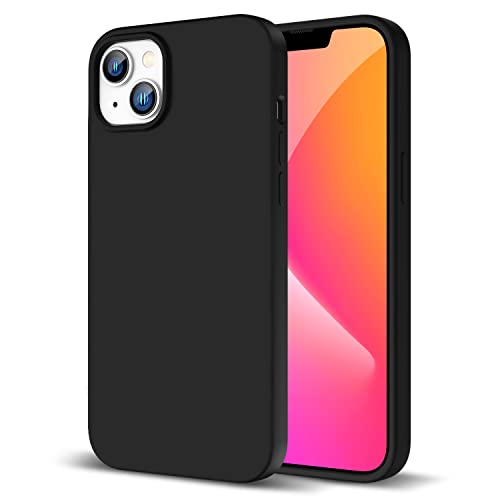 ZUSLAB Real weiche silikonhülle Kompatibel mit Apple iPhone 13 6.1'' 2021/ iPhone 14, Liquid Silicone Anti-Scratch Gel Rubber Stoßfest Schutz - Schwarz ZUSLAB Real weiche silikonhülle Kompatibel mit Apple iPhone 13 6.1'' 2021/ iPhone 14, Liquid Silicone Anti-Scratch Gel Rubber Stoßfest Schutz - Schwarz von ZUSLAB