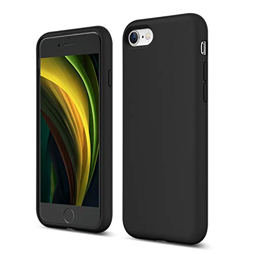 ZUSLAB Silikon Handyhülle Kompatibel mit iPhone SE 2020/7/ 8 Hülle weich Schutzhülle Schwarz ZUSLAB Silikon Handyhülle Kompatibel mit iPhone SE 2020/7/ 8 Hülle weich Schutzhülle Schwarz von ZUSLAB