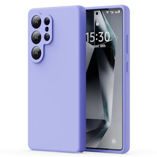 ZUSLAB Silikonhülle kompatibel mit Samsung Galaxy S25 Ultra Cover 2025, Liquid Silicone Anti-Scratch Gel Rubber Stoßfest Schutz Slim-Fit-Bumper für Galaxy S25 Ultra Hülle - Lila ZUSLAB Silikonhülle kompatibel mit Samsung Galaxy S25 Ultra Cover 2025, Liquid Silicone Anti-Scratch Gel Rubber Stoßfest Schutz Slim-Fit-Bumper für Galaxy S25 Ultra Hülle - Lila von ZUSLAB