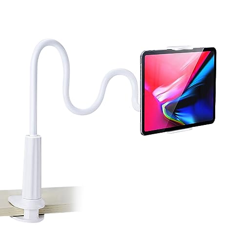 ZUSLAB Tablet Halter, Tablet Halterung - Lazy Flexible Einstellbare Lang Arm Ständer-Flexible Arm 360 Montieren Clip Halterung Weiß ZUSLAB Tablet Halter, Tablet Halterung - Lazy Flexible Einstellbare Lang Arm Ständer-Flexible Arm 360 Montieren Clip Halterung Weiß von ZUSLAB