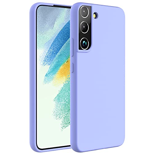 Zuslab Real weiche silikonhülle Kompatibel mit Samsung Galaxy S22 + Hülle Zoll (2022), Liquid Silicone Anti-Scratch Gel Rubber Stoßfest Schutz - Violett von ZUSLAB