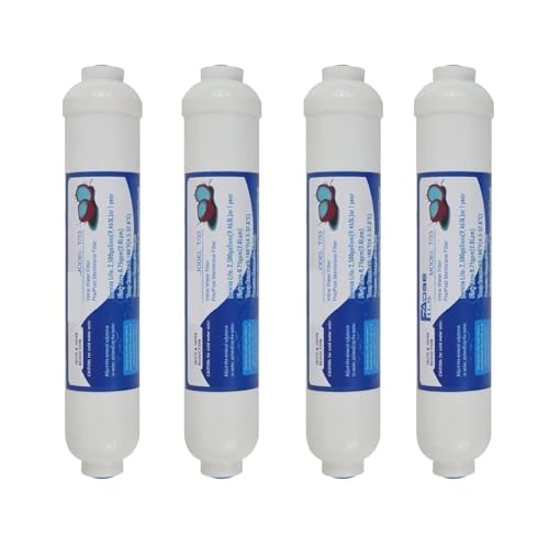 4er-Pack Mit 10 Zoll Inline-Aktivkohle-Wasserfilterkartuschen For Umkehrosmosesystem, Kühlschrank Und Kaffeemaschine 4er-Pack Mit 10 Zoll Inline-Aktivkohle-Wasserfilterkartuschen For Umkehrosmosesystem, Kühlschrank Und Kaffeemaschine von ZVVOEDMR