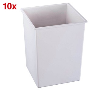 10 ZWINGO Papierkörbe 16,0 l lichtgrau 10 ZWINGO Papierkörbe 16,0 l lichtgrau von ZWINGO