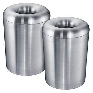 2 ZWINGO Papierkörbe 20,0 l silbermetallic 2 ZWINGO Papierkörbe 20,0 l silbermetallic von ZWINGO