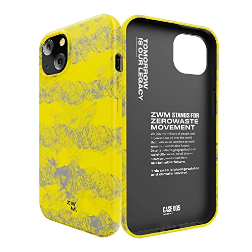 ZWM Handyhülle iPhone 13, Umweltfreundliche Handyhülle, Dünn und Schützend, 100% Pflanzliches Material, Kompostierbar und Biologisch abbaubar Ascent Design von ZWM