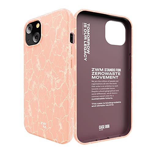 ZWM Handyhülle iPhone 13, Umweltfreundliche Handyhülle, Dünn und Schützend, 100% Pflanzliches Material, Kompostierbar und Biologisch abbaubar Pure Design von ZWM