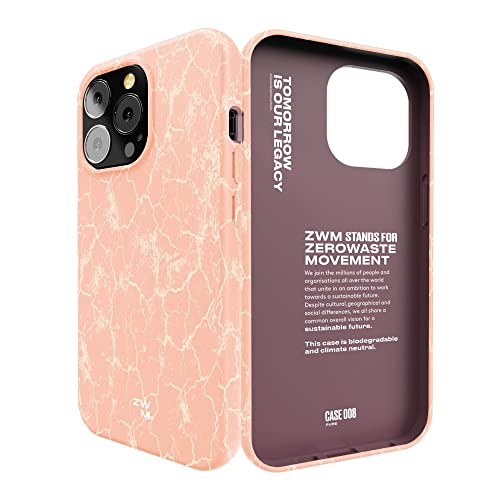 ZWM Handyhülle iPhone 13 Pro, Umweltfreundliche Handyhülle, Dünn und Schützend, 100% Pflanzliches Material, Kompostierbar und Biologisch abbaubar Pure Design von ZWM