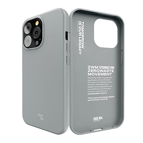 ZWM Handyhülle iPhone 13 Pro, Umweltfreundliche Handyhülle, Dünn und Schützend, 100% Pflanzliches Material, Kompostierbar und Biologisch abbaubar Tranquil Design von ZWM