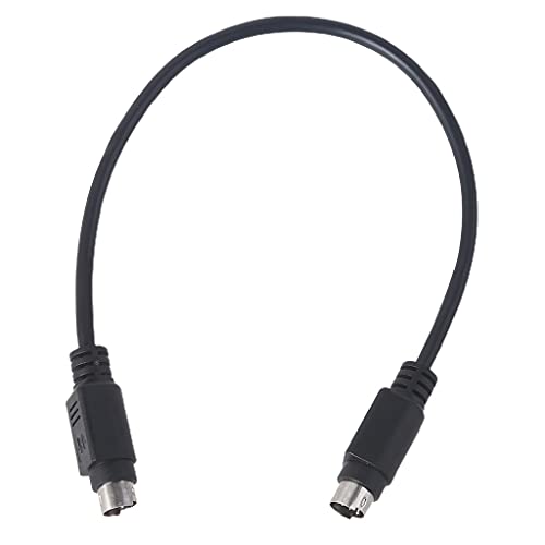 ZWTPGKRD 2 x Stecker auf Stecker, Netzkabel, Adapter für Tastatur, PC, Linux oder andere 2 Versorgungsgeräte von ZWTPGKRD