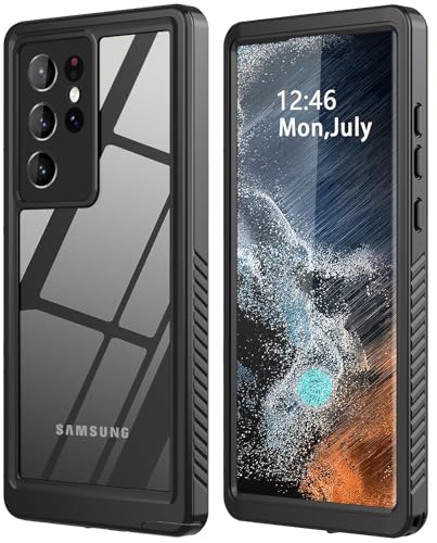 ZWWADR Schutzhülle für Samsung Galaxy S22 Ultra, wasserdicht, integrierter Displayschutz, stoßfest, 3,6 m, militärisch, stoßfest, staubdicht, Unterwasser-Handyhülle für Galaxy S22 Ultra 5G, 17,2 cm ZWWADR Schutzhülle für Samsung Galaxy S22 Ultra, wasserdicht, integrierter Displayschutz, stoßfest, 3,6 m, militärisch, stoßfest, staubdicht, Unterwasser-Handyhülle für Galaxy S22 Ultra 5G, 17,2 cm von ZWWADR