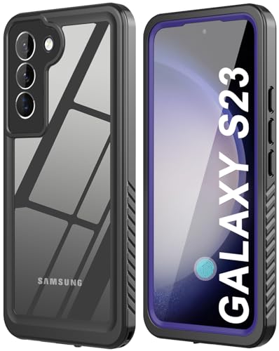ZWWADR Schutzhülle für Samsung Galaxy S23, wasserdicht, integrierter Displayschutz, stoßfest, 3,6 m, militärisch stoßfest, staubdicht, Unterwasser-Handyhülle für Galaxy S23 5G, 15,4 cm (6,1 Zoll ZWWADR Schutzhülle für Samsung Galaxy S23, wasserdicht, integrierter Displayschutz, stoßfest, 3,6 m, militärisch stoßfest, staubdicht, Unterwasser-Handyhülle für Galaxy S23 5G, 15,4 cm (6,1 Zoll von ZWWADR