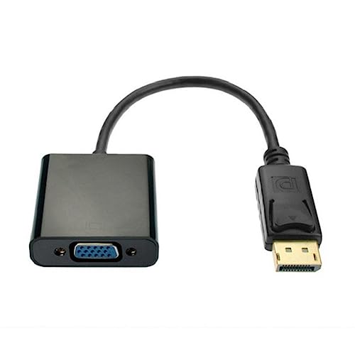 ZXCVWWE Neue DP ZUM VGA Adapter Kabel 1080P DisplayPort Zu VGA Konverter Kabel für HDTV Monitor Adapter PC Computer H6O3 Projektor von ZXCVWWE