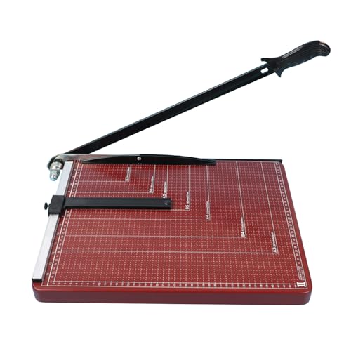 Papierschneider A3, Präziser Hebelschneider mit Metallbasis und Sicherheitsverriegelung, für Leder, Karton, Basteln und Büro Papierschneider A3, Präziser Hebelschneider mit Metallbasis und Sicherheitsverriegelung, für Leder, Karton, Basteln und Büro von ZXDRYBHD