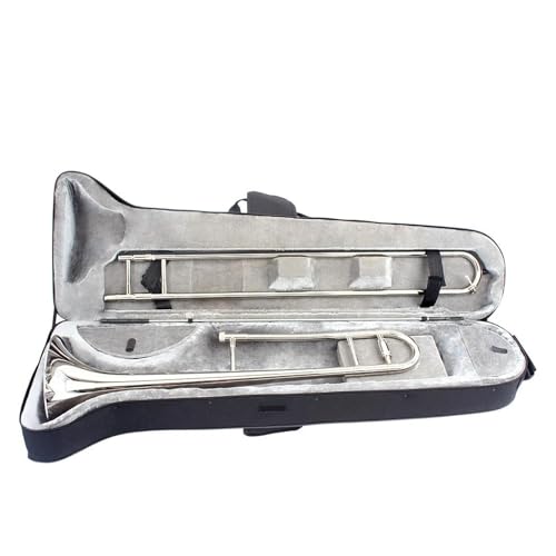 Posaune Altposaune versilbert professionelles Instrument B-Dur von ZXFJYUIP